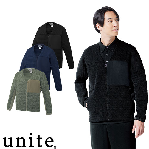 ◎商品名：ブルゾン[兼用]◎メーカー：unite(チトセ)◎品番：UN-0409◎カラー：C-5 ネイビー、C-10 ブラック、C-61 カーキ◎サイズ：SS、S、M、L、LL、3L、4L、5L◎素材