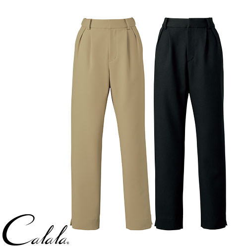 ◎商品名：パンツ[女]◎メーカー：キャララ(チトセ)◎品番：CL-0274◎カラー：C-7 ベージュ、C-10 ブラック◎サイズ：5号、7号、9号、11号、13号、15号、17号◎素材：ストレッチツイ