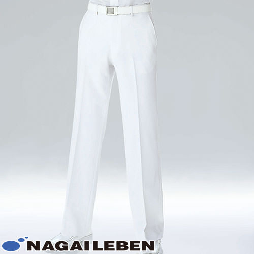 ◎商品名：男子パンツ◎メーカー：ナガイレーベン◎品番：ET-280◎カラー：1.ホワイト◎サイズ：70、73、76、79、82、85、90、96、101、106◎商品説明：張り腰と安定感のあるツイルで