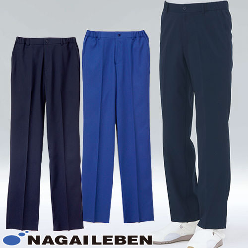◎商品名：男子パンツ◎メーカー：ナガイレーベン◎品番：ML-1133◎カラー：14.ネイビー、36.ロイヤルブルー◎サイズ：S、M、L、LL、BL◎商品説明：高級感が感じられる、深みのある色合いが特徴