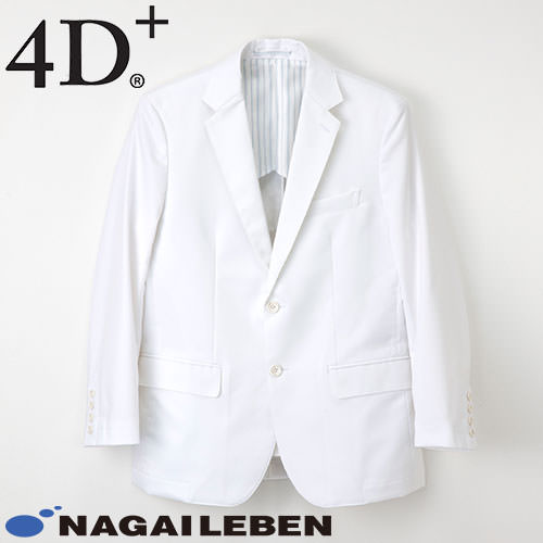 ◎商品名：男子テーラードジャケット◎メーカー：ナガイレーベン◎品番：FD-4080◎カラー：1.ホワイト◎サイズ：S、M、L、LL、BL◎商品説明：柔かで上品な光沢のあるストレッチツイルです。適度なス