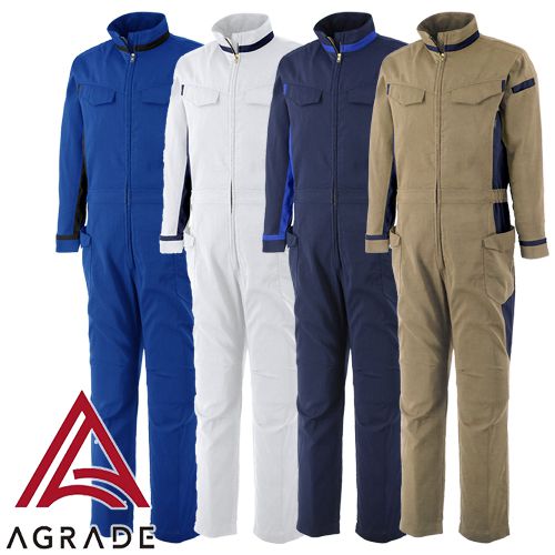 ◎商品名：長袖ツナギ服◎メーカー：アサヒ産業◎品番：2210◎カラー：002 ブルー、003 シルバーグレー、009 ネイビー、016 サンドベージュ◎サイズ：S、M、L、LL、3L、4L、5L◎素材