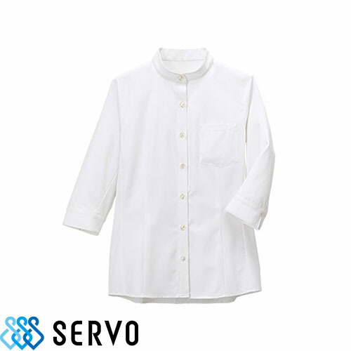 ◎商品名：ブラウス◎メーカー：サーヴォ(Servo)◎品番：SBLL-1302◎カラー：A9 白◎サイズ：7号、9号、11号、13号、15号、17号◎素材：エフェクト・ブロード（ポリエステル 85％・