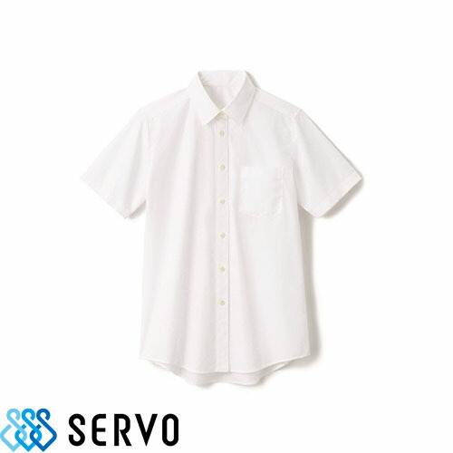 ◎商品名：ブラウス◎メーカー：サーヴォ(Servo)◎品番：SBSL-1805◎カラー：A9 オフホワイト◎サイズ：SS、S、M、L、LL、3L、4L◎素材：ブロード (ポリエステル65%・綿35%)