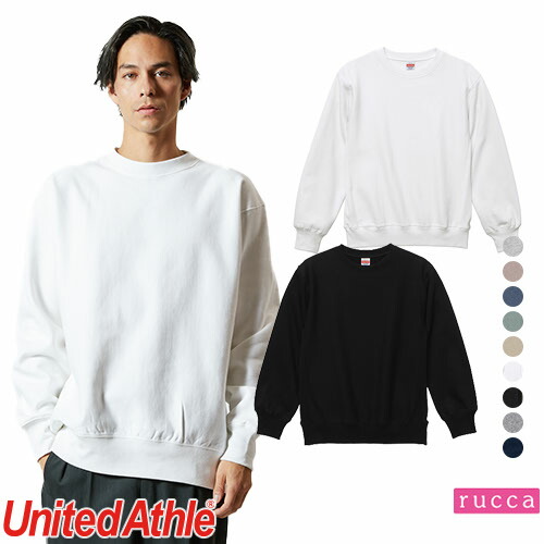防寒 飲食店 イベント サークル United Athle ユナイテッドアスレ 12.0オンス ヘヴィーウェイト クルーネック スウェット(裏起毛) 576401
